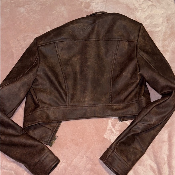 I.AM.GIA AROX JACKET Dark Brown faux leather Jacket size XXS SOLD OUT IN STORES - Picture 13 of 17